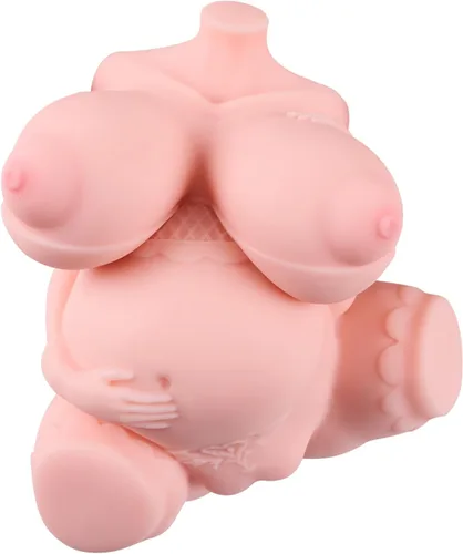 Muñeca sexual embarazada de 8.2 libras, masturbador masculino, torso masculino, muñecas sexuales vestidas con pechos grandes, culo vientre y coño