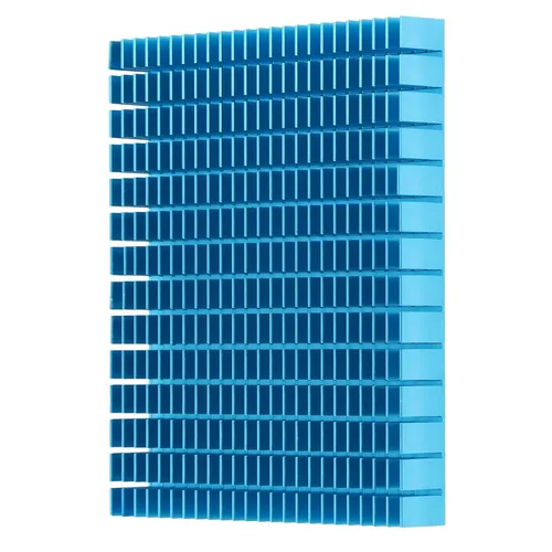 Miniatura 11 de Disipador térmico de aluminio 5.906x4.724x0.787 in enfriamiento pasivo para PCB chip de computadora impresora 3D radiador de alto rendimiento