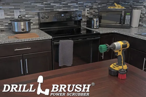 Miniatura 6 de Accesorios de cocina, limpiador de ollas, olla arrocera, fregador, cepillo de taladro, juego de cepillos giratorios redondos de 2 pulgadas