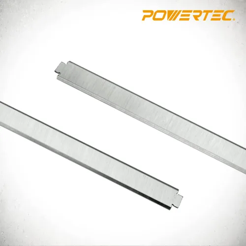 Miniatura 2 de POWERTEC Cuchillas cepilladoras de 13 pulgadas para cepilladora Ryobi AP1301, repuesto para cuchillos cepilladores AC8630, juego de 2 (12826)
