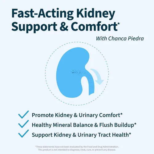 Miniatura 4 de Kidney Cleanse - Suplemento de apoyo renal premium con triturador de piedras Chanca Piedra - Apoya la limpieza natural y la salud del tracto