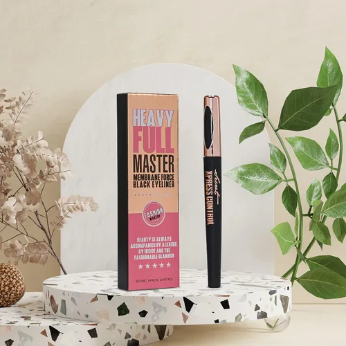 Miniatura 7 de Secret Xpress Control Lápiz delineador de ojos negro líquido impermeable mate de larga duración maquillaje profesional