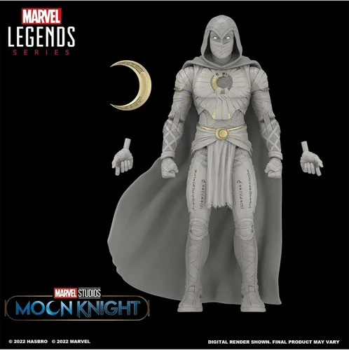 Miniatura 3 de Marvel Legends Series Disney Plus Moon Knight MCU Series Figura de Acción de 6 Pulgadas Juguete Coleccionable, Incluye 4 Accesorios
