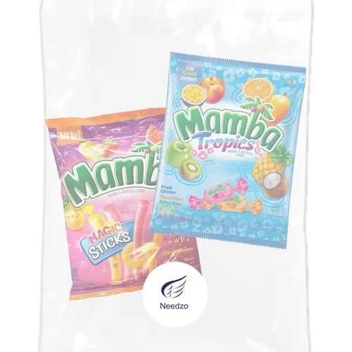 Miniatura 6 de Needzo Ultimate Mamba - Juego de regalo de dulces masticables surtidos con sabor a frutas, dulces masticables envueltos individualmente, surtido