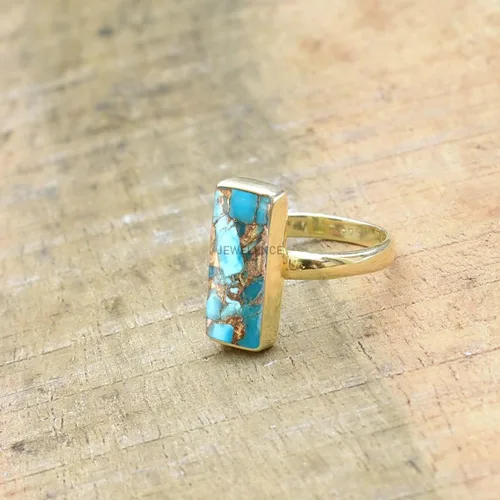 Miniatura 69 de Anillo de plata de ley maciza superpuesta de oro amarillo de 18 quilates para mujer, anillo de compromiso de plata esterlina, juego de bisel