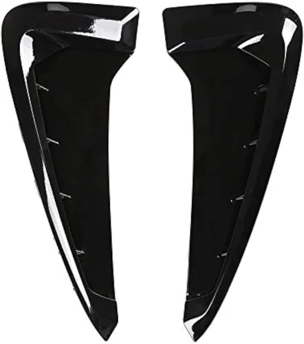 2 piezas para BMW X5, rejilla de ventilación lateral F15 X5M F85, calcomanía de ABS con orificios en malla para guardabarros lateral, rejilla de