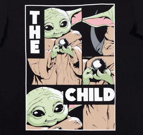 Miniatura 3 de STAR WARS The Mandalorian Baby Grogu - Paquete de 2 camisetas azulblanco azul blanco