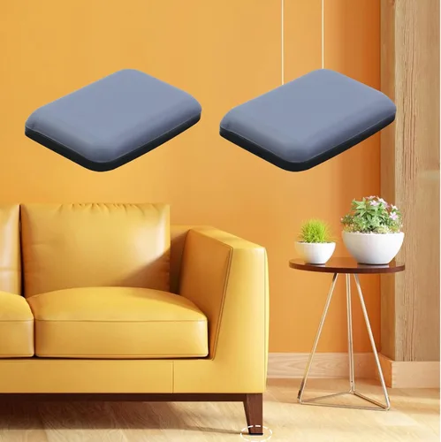 Miniatura 5 de Antrader Paquete de 12 alfombrillas deslizantes rectangulares para muebles, protector de suelo, posavasos mágicos antiabrasión, para mover muebles