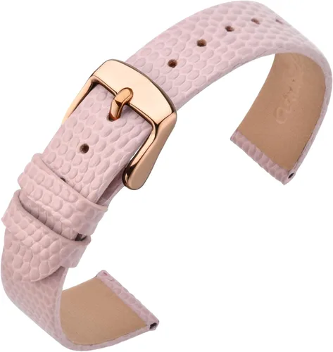 ANNEFIT Correa de reloj de cuero para mujer, 0.394 in, 0.472 in, 0.512 in, 0.551 in, 0.591 in, 0.630 in, 0.709 in, 0.787 in, correa de repuesto
