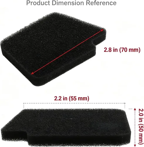 Miniatura 4 de SYOWADA 4 piezas de repuesto de filtro de aire para sopladores Craftsman 358794780 358794770 Reemplazo para Poulan BVM200FE BVM210FA BVM210VS