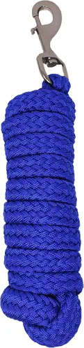 Miniatura 2 de CHALLENGER Caballo 8' Redondo Trenzado Negro Nylon 3/4" Cuerda de plomo Negro Niquelado 605SE03BK
