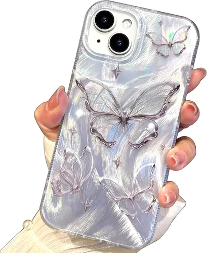 Miniatura 63 de I-MGAE-IN-AR Funda compacta para iPhone 11, diseño de mariposa, marco de protección de lente de cámara con diamante 3D, bonitas fundas protectoras