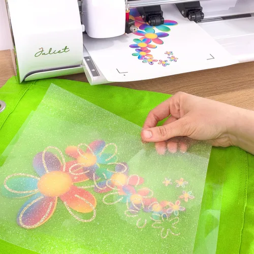Miniatura 5 de Siser EasyColor DTV, rollo de 20 pulgadas x 1 yarda, vinilo de transferencia de calor compatible con impresora de inyección de tinta, transferencia