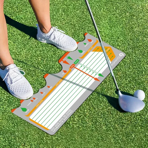 Miniatura 6 de Alfombrilla de entrenamiento de golf para principiantes Asistencia de postura y corrector de postura de nivel básico con ayuda de entrenamiento