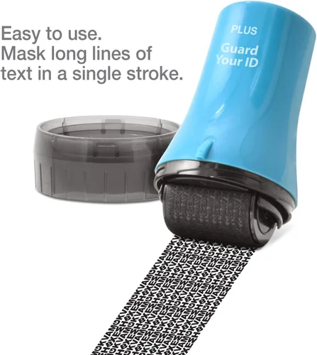 Miniatura 2 de Guard Your ID Wide Advanced Roller 2.0 - Sello de seguridad para prevención de robo de identidad, color turquesa