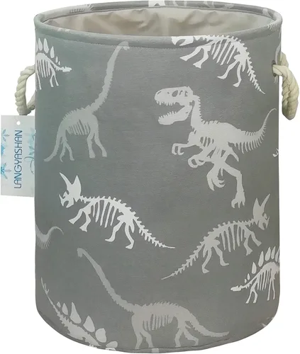 Miniatura 15 de Cesta de Ropa de Lona Plegable Organizador Cesta de Almacenamiento para Niños y Niñas Cesto de Ropa Sucia Contenedores de Juguetes Cestas de Regalo