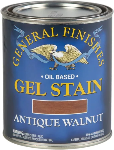 Miniatura 37 de General Finishes - Tinte en gel base de aceite, 1 cuarto de galón, cereza georgiana Georgian Cherry