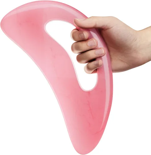 Miniatura 8 de AICNLY Herramienta grande de masaje gua sha, masajeador de drenaje linfático, herramientas de masaje de raspado muscular, herramientas de escultura