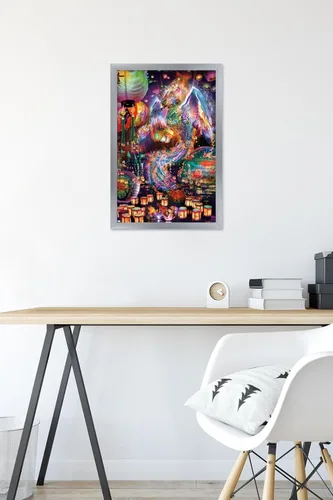 Miniatura 6 de Trends International Jumbie - Póster de pared de Phoenix, 14.72 x 22.37 pulgadas, versión enmarcada plateada Versión con marco plateado