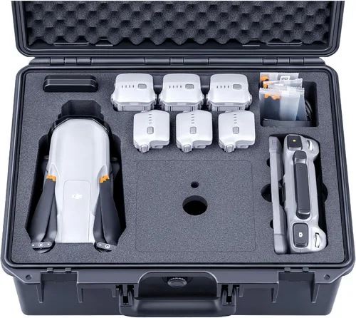 Miniatura 9 de Lykus Titan MA310 - Funda rígida impermeable para DJI Air 3S/Air 3 y DJI RC 2/RC-N2, cordón de soporte [solo funda]