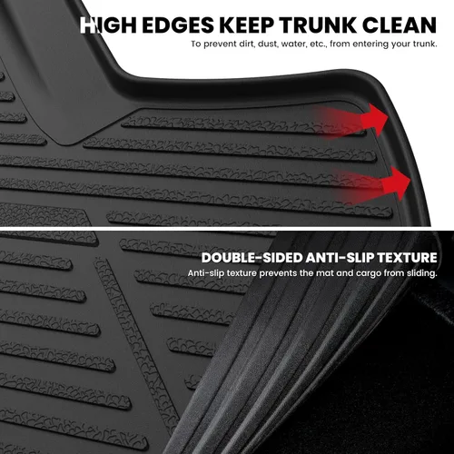 Miniatura 3 de LASFIT Tapete de maletero para Honda Civic Sedan 2022-2026 y Civic Sedan Hybrid 2025-2026, apto para todo tipo de clima, revestimiento de maletero