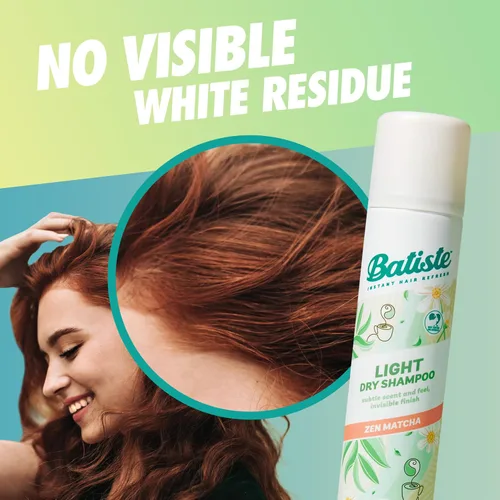 Miniatura 5 de Batiste Champú seco ligero sin fragancia, absorbe aceite y grasa, 3.81 onzas