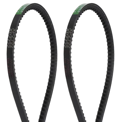 HARFINGTON 2pcs XPZ-722 V-Belts Correa de transmisión 28.425 in Circunferencia de paso 0.394 in Ancho 0.315 in Altura Caucho para Transmisión de