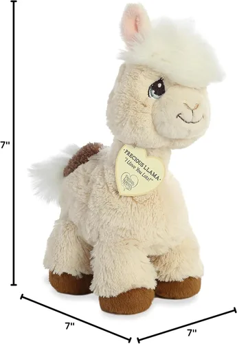 Miniatura 2 de Aurora® Inspirational Precious Moments™ - Animal de peluche de llama preciosa, recuerdos apreciados, comodidad duradera, color marrón, 8 pulgadas