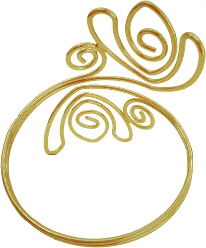 Miniatura 3 de moda flor filigrana de plata Curve oro Swirl brazo ajustable pulsera pulsera brazo superior Cuff Armlet