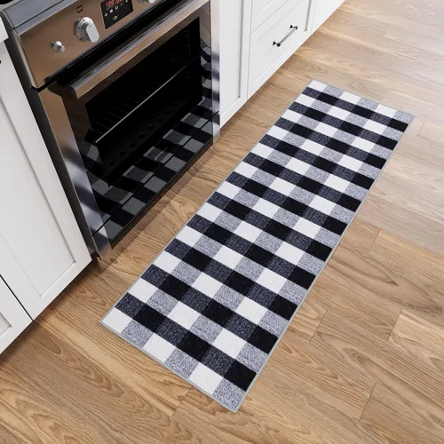 Miniatura 30 de Ottomanson Alfombras de 5 x 6 pies 6 pulgadas para sala de estar, alfombra de área para dormitorio, antideslizante, duradera y grande para zonas