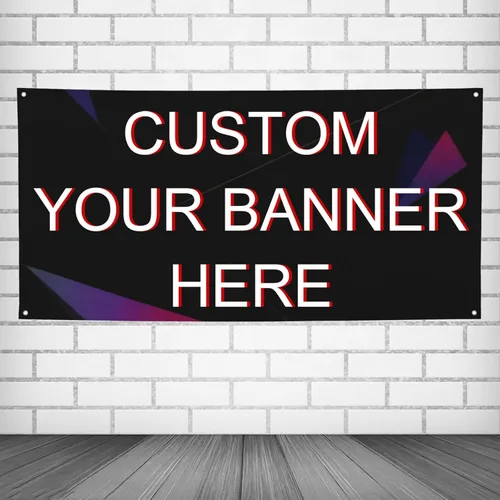 Pancartas y letreros personalizados para exteriores, letrero con texto fotográfico, decoración del hogar, fiesta de cumpleaños, negocios, 6' X 3'