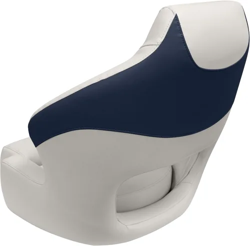 Miniatura 3 de Wise BM3338-986 Premier Series Pontoon XL - Asiento de cubo con soporte abatible, platino/Spectra azul marino/cobalto