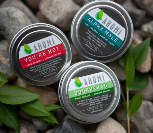 Miniatura 3 de Colonia sólida Fragancia aromática, Woodsy para hombre, aroma vegano y libre de crueldad, colonia asequible, relleno de calcetines