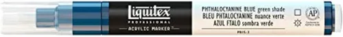 Miniatura 73 de Rotuladores de pintura Liquitex Professional, de punta ancha, Verde fosforescente, 8mm Verde fluorescente