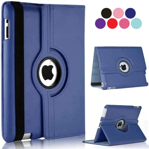Miniatura 14 de Vultic Funda giratoria para iPad mini 1/2/3, soporte de 360 grados [apagado automático/activación] Folio PU cuero Smart Cover (negro)