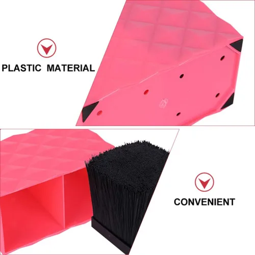 Miniatura 6 de Uonlytech Caja de almacenamiento para tijeras de peluquería de 6.14 x 3.14 x 4.33 pulgadas, organizador de herramientas de corte de pelo