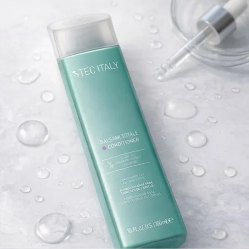 Miniatura 6 de Tec Italy Balsami Totale Acondicionador para todo tipo de cabello, acondicionador hidratante profundo, reparación hidratante desenredante