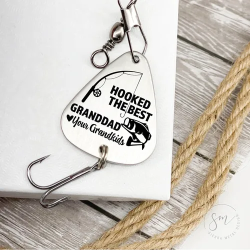Miniatura 5 de Regalo para papá enganchado el mejor señuelo de pesca para papá, regalo para el día del padre, idea de regalo para papá, señuelo de pesca, idea