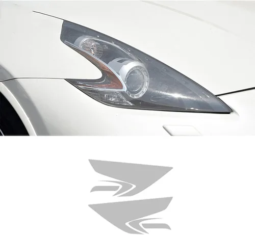 Miniatura 8 de Película protectora para faros delanteros de coche para Nissan 370Z Nismo 2009+, adhesivo de TPU negro transparente, ennegrecido