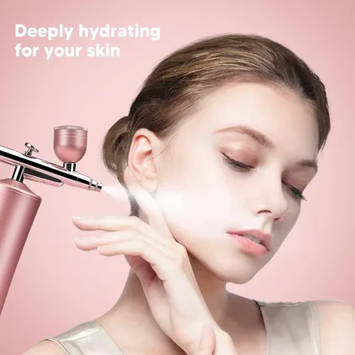 Miniatura 3 de Máquina de inyección de oxígeno facial, inyector de oxígeno facial de mano de alta presión para rejuvenecimiento de la piel para salón de belleza