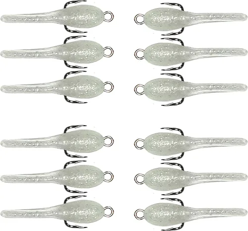 Miniatura 7 de DELONG LURES: Bluegill - Señuelos de pesca hechos en Estados Unidos, paquete de 12 señuelos de renacuajo preaparcados de 1.5 pulgadas para pesca