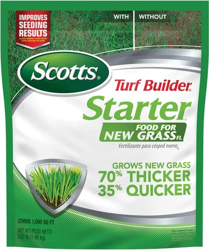 Miniatura 13 de Scotts Turf Builder - Alimento de inicio para césped nuevo listo para rociar, uso en césped recién sembrado o después de instalar césped, para todo