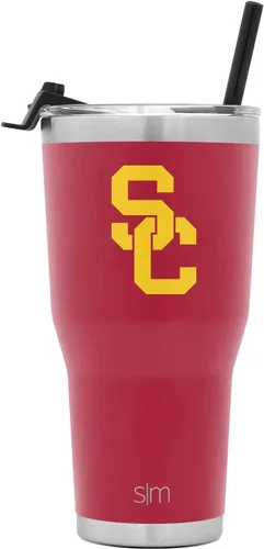 Miniatura 21 de Simple Modern Vaso Cruiser Cruiser con licencia oficial de la NHL Arizona Coyote de 30 onzas, taza de viaje aislada con tapa abatible y popote