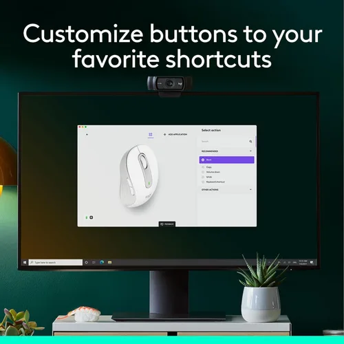 Miniatura 8 de Ratón inalámbrico Logitech Signature M650 - Para manos pequeñas a medianas, para diestros, batería de 2 años, clics silenciosos, botones Blanco hueso