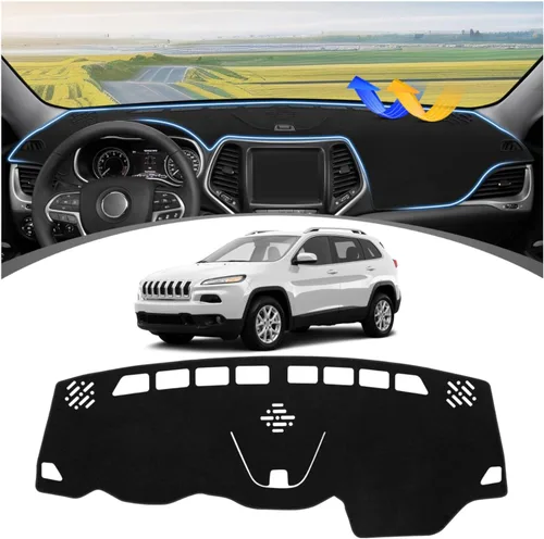 Miniatura 68 de FIILINES Cubierta para tablero Compatible con Mazda 3 2010-2013 Accesorios Tapete para tablero para Mazda 3 Accesorios Tapete para salpicadero