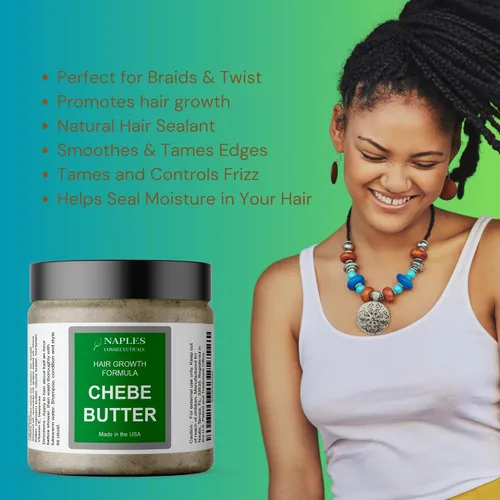 Miniatura 3 de Chebe - Mantequilla para el cabello con polvo Chebe acondicionador para el crecimiento del cabello, suero natural, fortalecimiento para todo