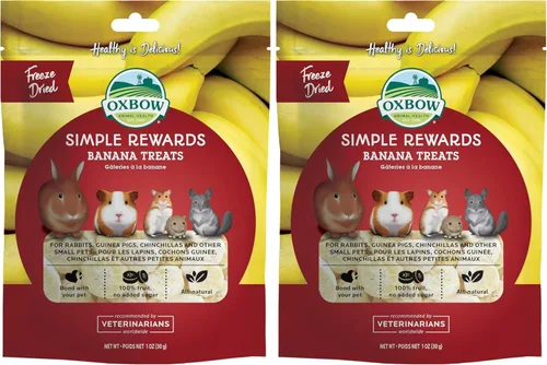 Miniatura 10 de Oxbow Animal Health Golosinas Vegetales Simples, Golosinas de Zanahorias y Pimiento para Conejos y Conejitos, Snack para Mascotas para Conejos