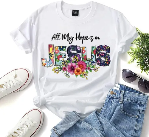 Miniatura 5 de 6 hojas de parches y calcomanías de transferencia de Jesús para planchar, decoraciones de prensa de calor, calcomanías de vinilo de transferencia