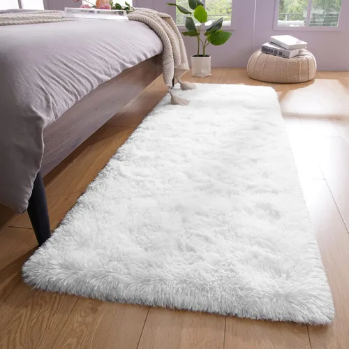 Miniatura 8 de YJ.GWL Alfombras de pasillo para pasillo, 2 x 4, lavables, pequeñas, color gris, para sala de estar, dormitorio, alfombra suave y esponjosa
