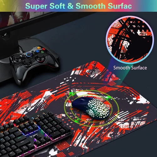 Miniatura 2 de Canjoy Alfombrilla de mouse para juegos, alfombrilla de mouse grande extendida, alfombrilla de mouse para computadora grande para el hogar, oficina